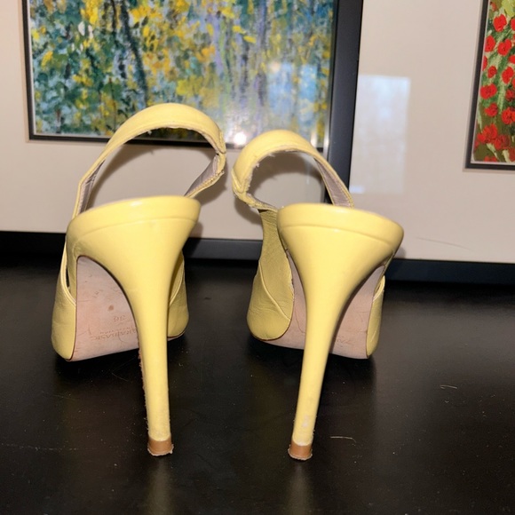 Zara Yellow Sling-backs size 36 - Picture 3 of 4